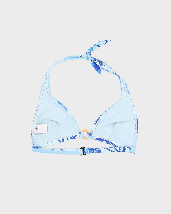 Y2K 00s Body Glove Tropical Blue Bikini - XS