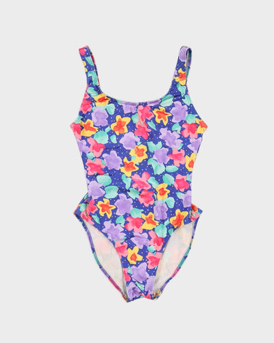 Vintage 90s Linea Mare Floral One Piece - S