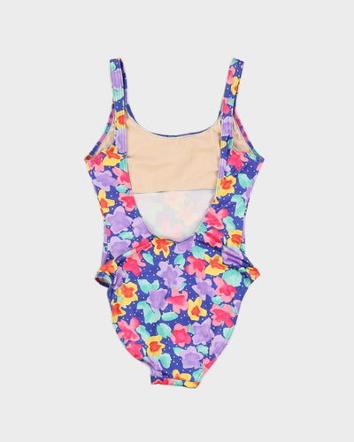 Vintage 90s Linea Mare Floral One Piece - S