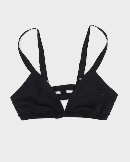 Lululemon Black Caged Back Bikini Top - XS
