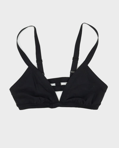 Lululemon Black Caged Back Bikini Top - XS