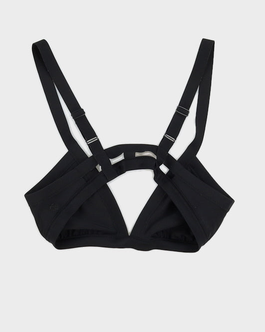 Lululemon Black Caged Back Bikini Top - XS