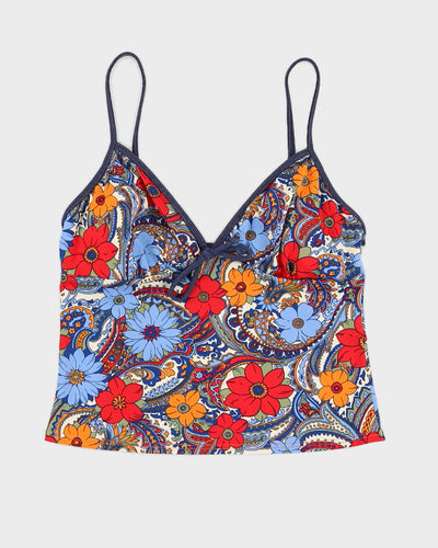Vintage 90s Baltex Floral Bikini Cami - M/L