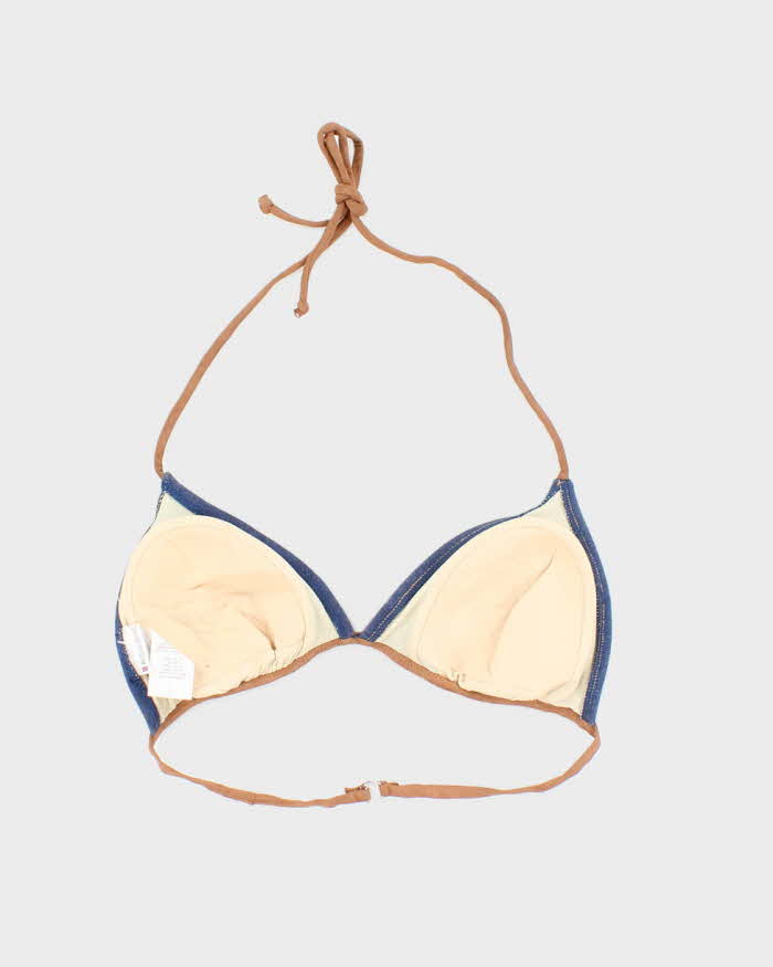 Vintage Y2k 00s No Boundaries Embroidered Bikini Top - M