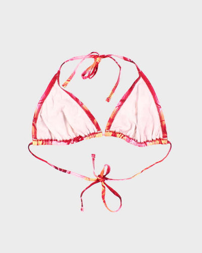 Vintage Y2k 00s Sunset Palm Tree Bikini Top - XL