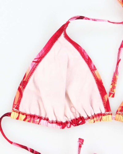 Vintage Y2k 00s Sunset Palm Tree Bikini Top - XL