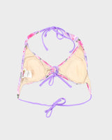 Vintage 90s St Tropez Floral Bikini Top - M