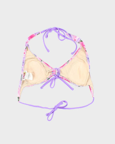 Vintage 90s St Tropez Floral Bikini Top - M