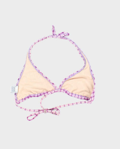 Vintage 90s Old Navy Checked Bikini Top - M