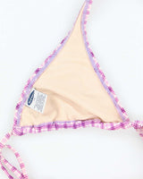 Vintage 90s Old Navy Checked Bikini Top - M