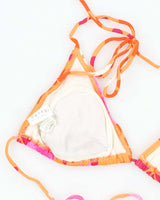 Vintage Y2k 00s Daffy Floral Bikini Top - XS