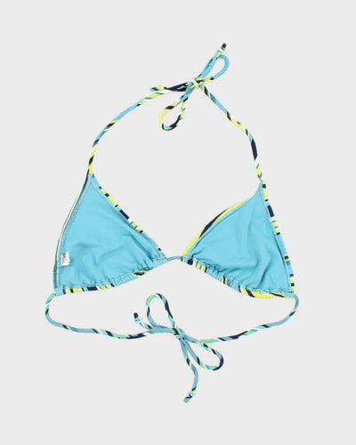 Vintage Y2k 00s Stripe Bikini Top - M