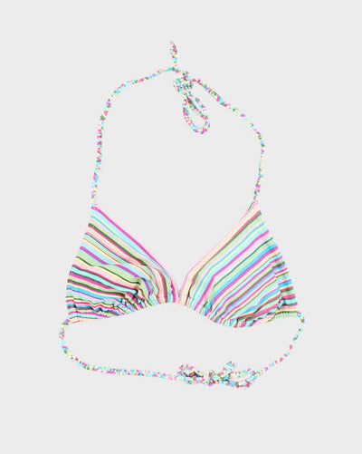 Vintage 90s Xhilaration Stripe Bikini Top - XL