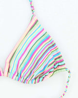 Vintage 90s Xhilaration Stripe Bikini Top - XL