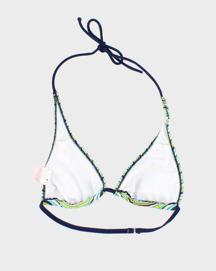 Vintage Y2k 00s Jantzen Ruby Stripey Bikini Top - M