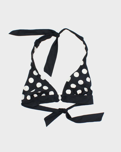Vintage Y2k 00s Mandarine & Co Polka Dot O Ring Bikini Top - M