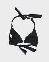 Vintage Y2k 00s Mandarine &amp; Co Polka Dot O Ring Bikini Top - M