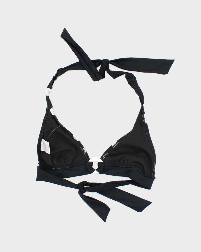 Vintage Y2k 00s Mandarine &amp; Co Polka Dot O Ring Bikini Top - M