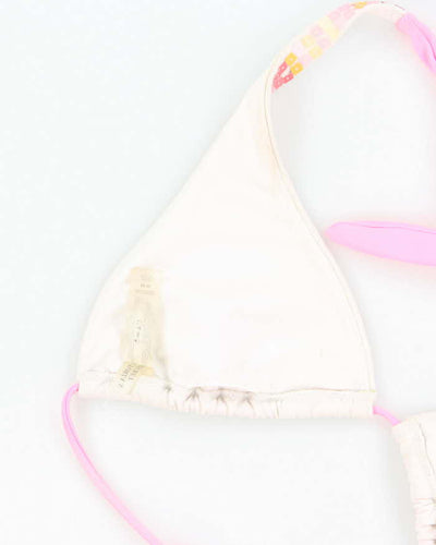 Vintage Y2k 00s Victoria's Secret Sequin Bikini Top - M