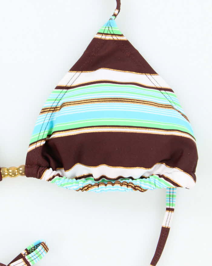 Vintage Y2k 00s Agua Funky Bikini Top - S