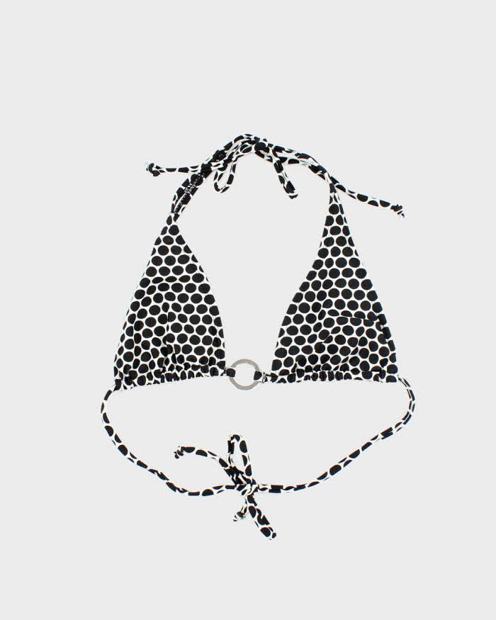 Vintage Y2k 00s Pure Alfred Sung Polka Dot Bikini Top - M