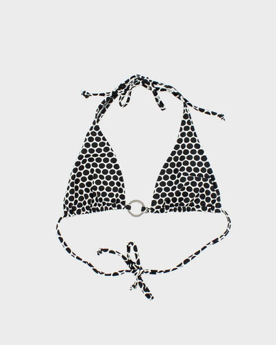 Vintage Y2k 00s Pure Alfred Sung Polka Dot Bikini Top - M
