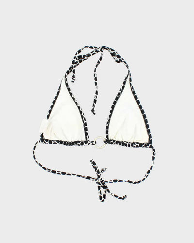 Vintage Y2k 00s Pure Alfred Sung Polka Dot Bikini Top - M