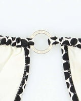 Vintage Y2k 00s Pure Alfred Sung Polka Dot Bikini Top - M