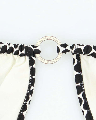 Vintage Y2k 00s Pure Alfred Sung Polka Dot Bikini Top - M
