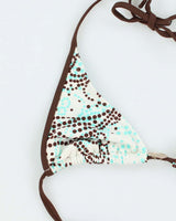 Vintage Y2k 00s O'Neill Spotty Bikini Top - M