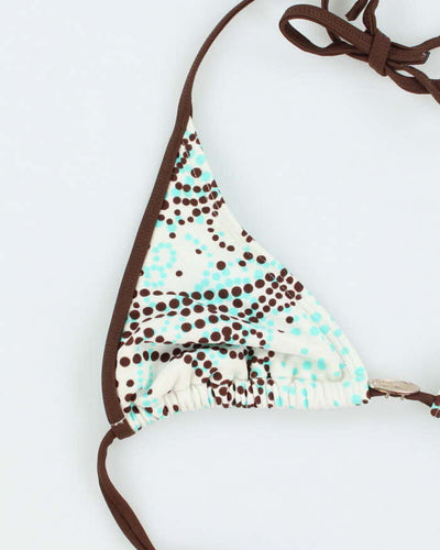 Vintage Y2k 00s O'Neill Spotty Bikini Top - M