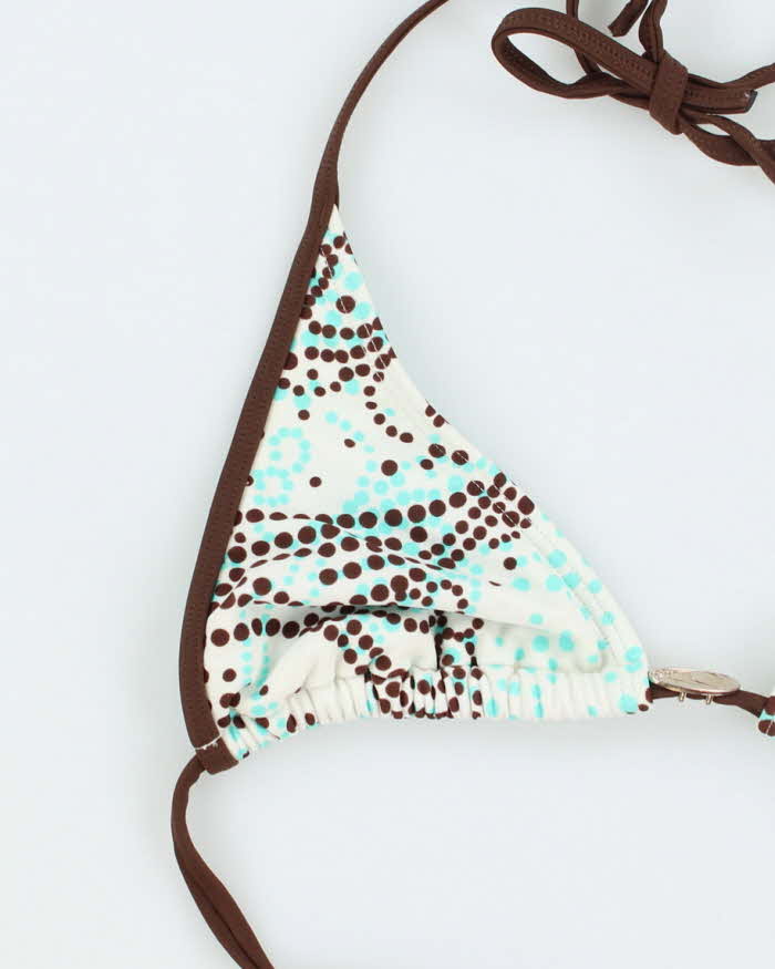 Vintage Y2k 00s O'Neill Spotty Bikini Top - M