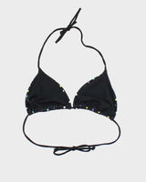 Vintage Y2k 00s Polka Dot Bikini Top - M