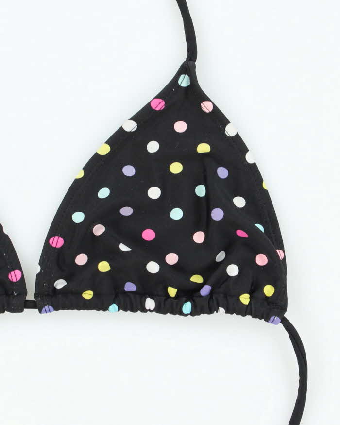 Vintage Y2k 00s Polka Dot Bikini Top - M