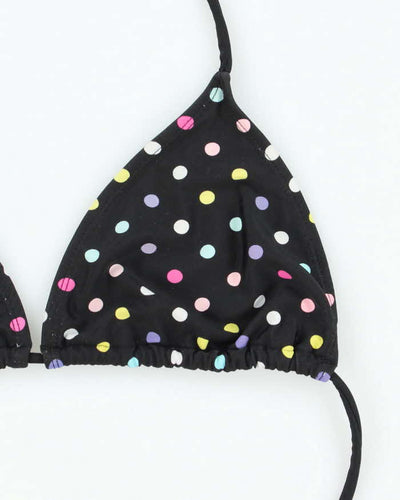 Vintage Y2k 00s Polka Dot Bikini Top - M