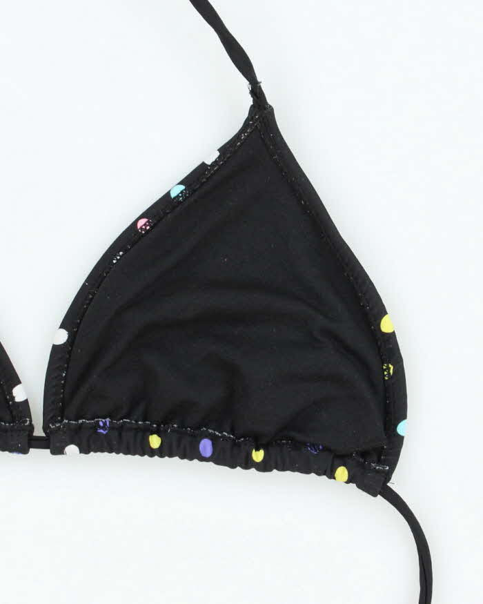 Vintage Y2k 00s Polka Dot Bikini Top - M