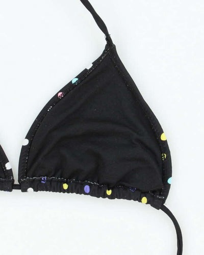 Vintage Y2k 00s Polka Dot Bikini Top - M