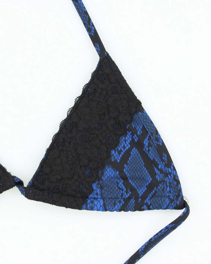 Vintage Y2k 00s Heiress Lace Bikini Top - L