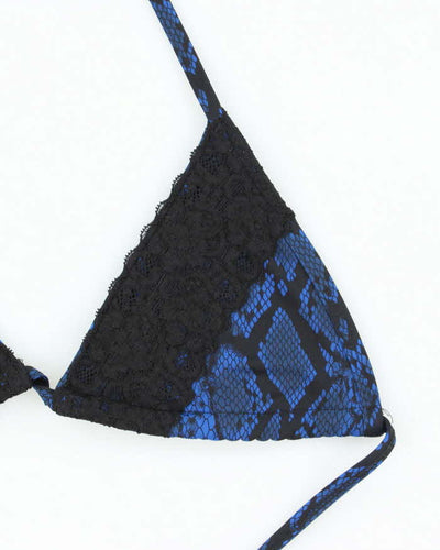 Vintage Y2k 00s Heiress Lace Bikini Top - L