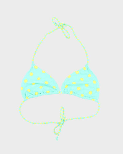 Vintage Y2k 00s Pola Dot Stripe Bikini Top - L