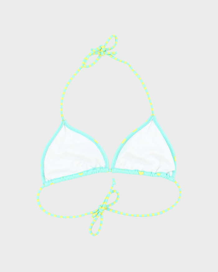Vintage Y2k 00s Pola Dot Stripe Bikini Top - L
