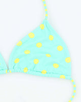 Vintage Y2k 00s Pola Dot Stripe Bikini Top - L