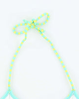 Vintage Y2k 00s Pola Dot Stripe Bikini Top - L