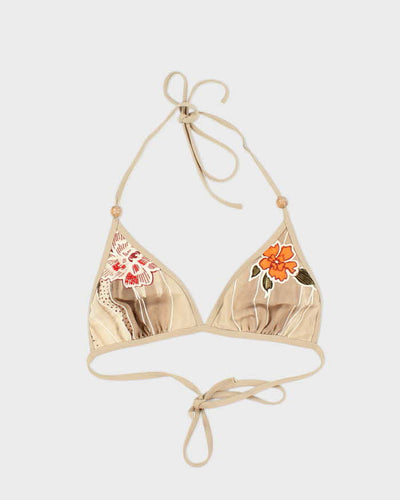 Vintage Y2k 00s Kulu Beaded Bikini Top - XS