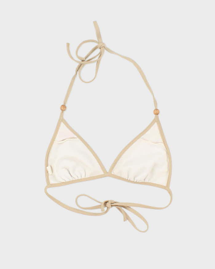 Vintage Y2k 00s Kulu Beaded Bikini Top - XS