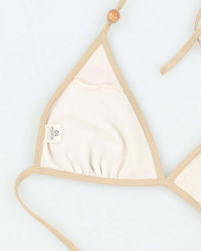Vintage Y2k 00s Kulu Beaded Bikini Top - XS