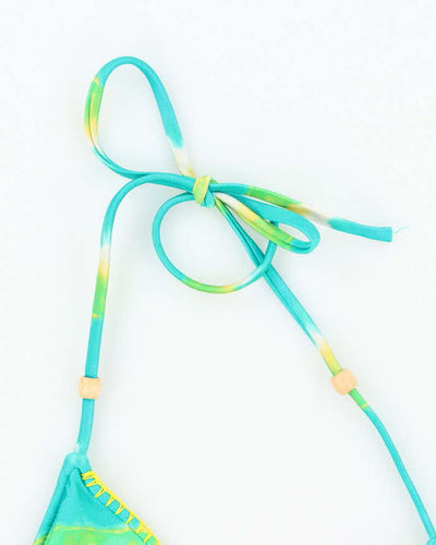 Vintage Y2k 00s Beach Stop Bikini Top - M