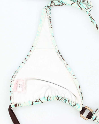 Vintage Y2k 00s La Vie En Rose Bikini Top - L