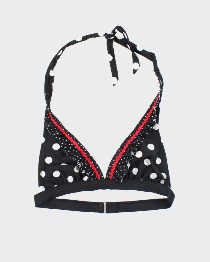 Vintage Y2k 00s La Vie En Rose Polka Dot Bikini Top - M