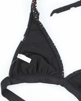Vintage Y2k 00s La Vie En Rose Polka Dot Bikini Top - M